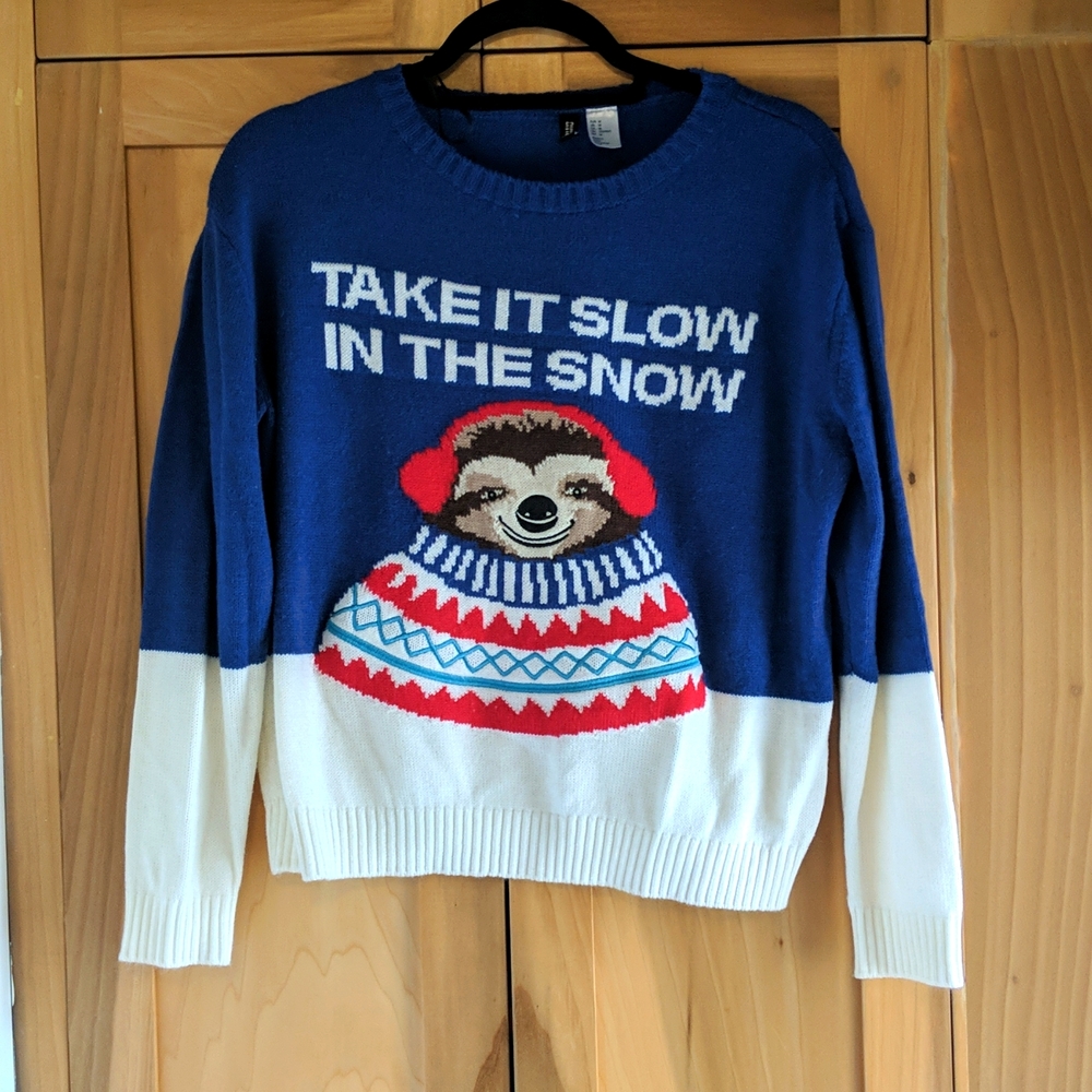 Sloth Holiday Sweater